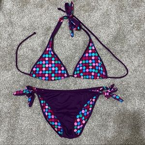 Victoria’s Secret reversible polka dot bikini